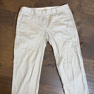 J. Crew Light Tan Stretch Pants
